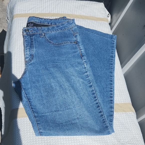 Vintage Y2k Bill Blass Stretch Bootcut Women's Blue Jeans - Picture 1 of 7